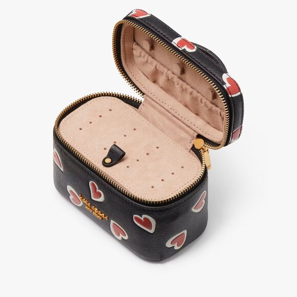Kate Spade Morgan Stencil Hearts Jewelry Case - Picture 2 of 4